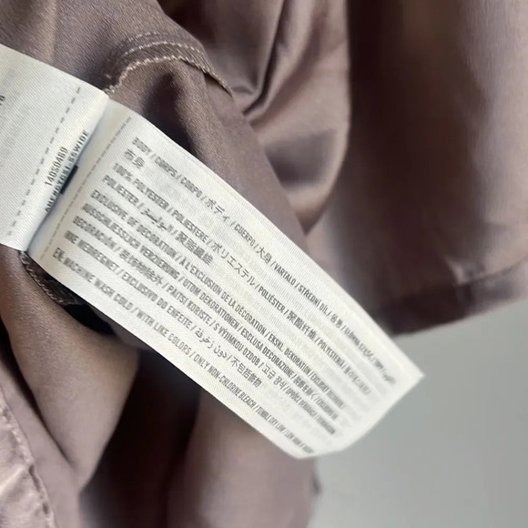 NEW Abercrombie & Fitch Blouse 'Chase' in Grey - Picture 7 of 9